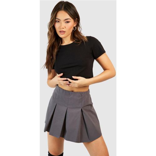 Crop Top Basique À Manches Courtes - 36 - boohoo - Modalova