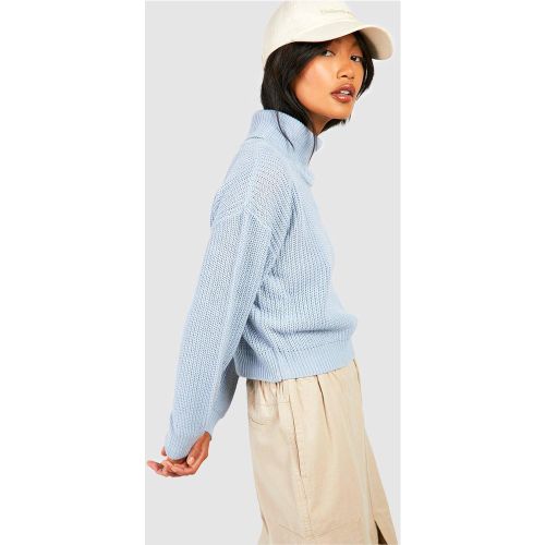 Pull Court À Col Roulé Style Marin - S - boohoo - Modalova
