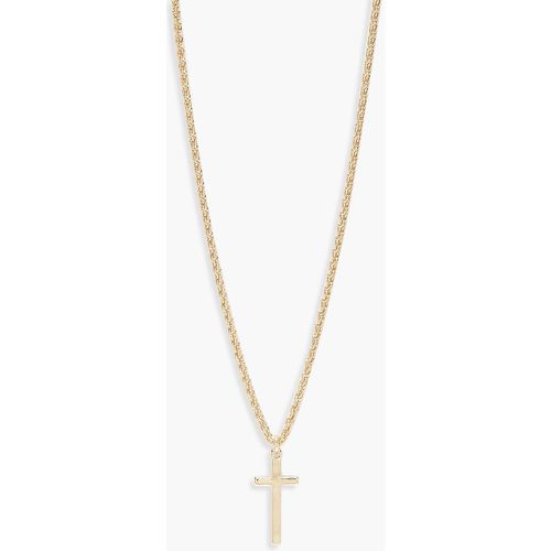 Collier Style Vintage À Pendentif Croix - Taille Unique - boohoo - Modalova