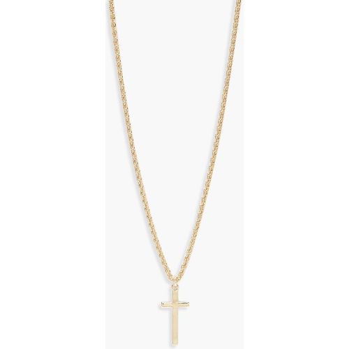 Collier Style Vintage À Pendentif Croix - Taille Unique - boohoo - Modalova