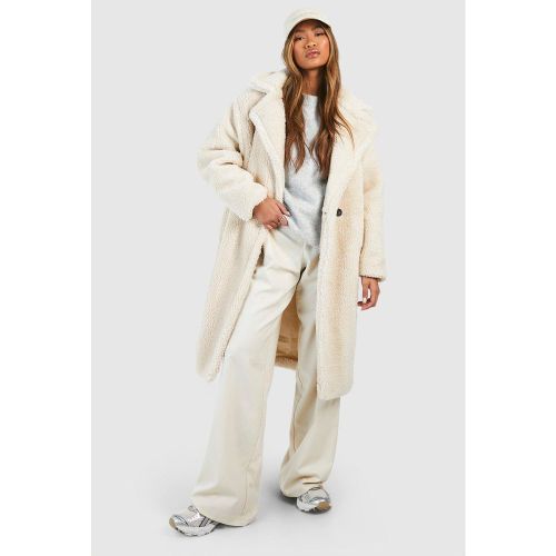 Manteau Oversize En Synthétique Polaire - 40 - boohoo - Modalova