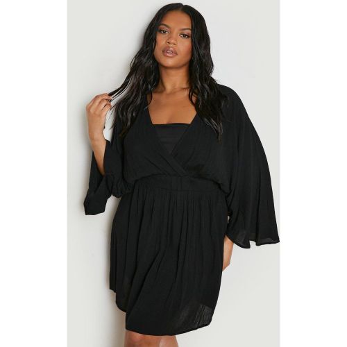 Grande Taille - Tunique De Plage En Mousseline De Soie - 50 - boohoo - Modalova