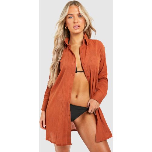 Robe Chemise De Plage - S - boohoo - Modalova