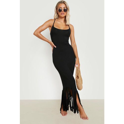 Robe De Plage Longue À Pompons - S - boohoo - Modalova