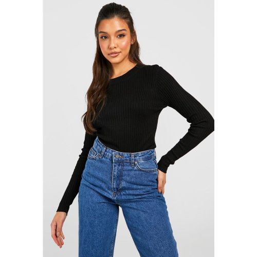 Pull En Maille À Col Rond - M - boohoo - Modalova