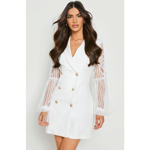 Robe Blazer En Dentelle - 40 - boohoo - Modalova