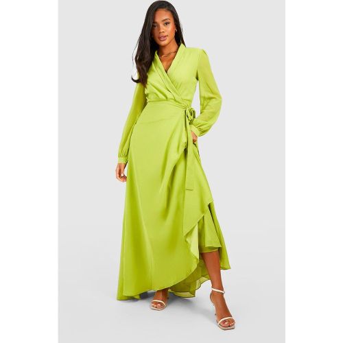 Robe Portefeuille À Ceinture - 36 - boohoo - Modalova