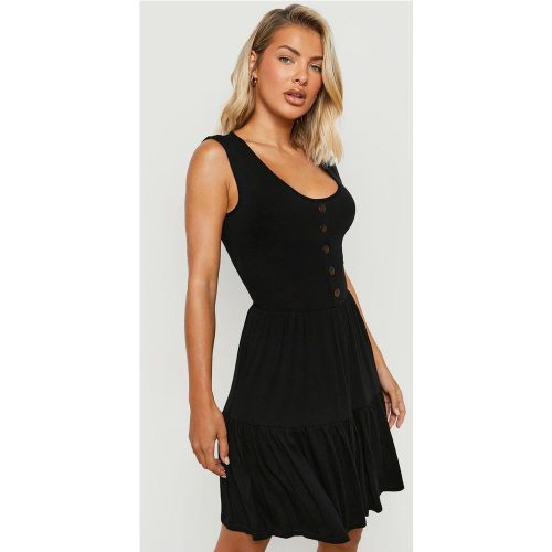 Robe Patineuse Boutonnée - 36 - boohoo - Modalova