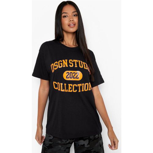 T-Shirt Oversize À Imprimé Dsgn Studio - S - boohoo - Modalova