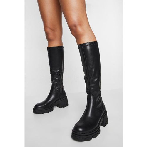 Bottes À Plateforme Et Talon - 37 - boohoo - Modalova