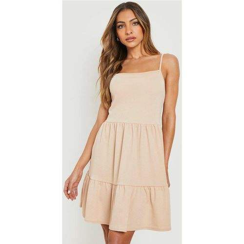 Robe Babydoll À Col Carré - 38 - boohoo - Modalova