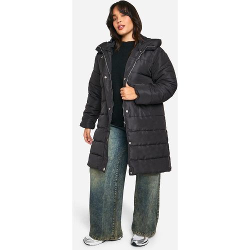 Grande Taille - Doudoune Longue - 44 - boohoo - Modalova