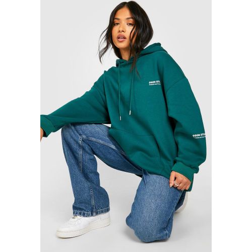 Petite" - Sweat À Capuche Oversize À Slogan Dsgn Studio - S - boohoo - Modalova