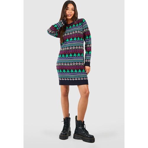 Robe Pull De Noël Imprimée - M - boohoo - Modalova