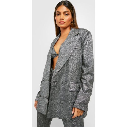 Blazer Oversize Pailleté - 34 - boohoo - Modalova