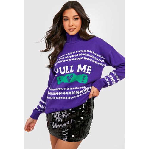 Pull De Noël À Col Roulé - S - boohoo - Modalova