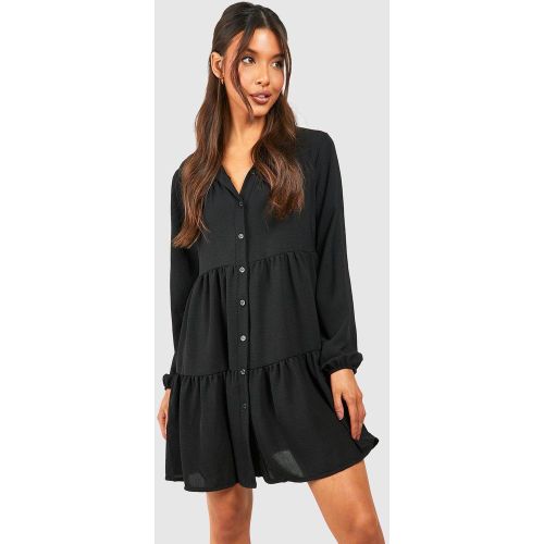 Robe Chemise À Volants - 46 - boohoo - Modalova