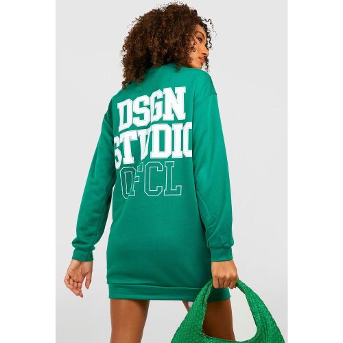 Tall" - Robe Sweat À Slogan Dsgn Studio - S - boohoo - Modalova