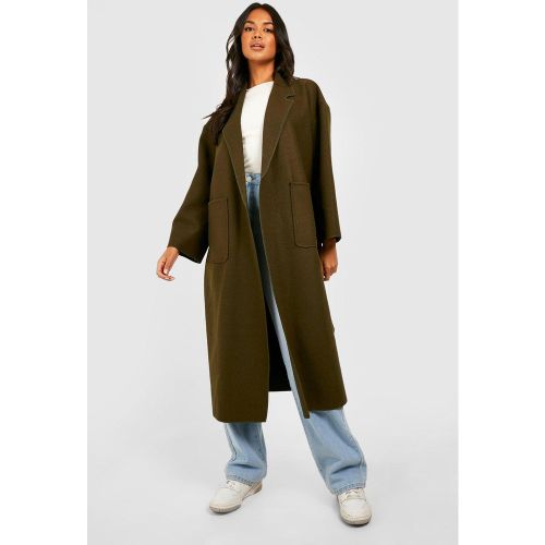 Manteau Cascade Oversize En Laine - 38 - boohoo - Modalova