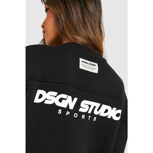 Sweat Oversize À Slogan Dsgn Studio - S - boohoo - Modalova