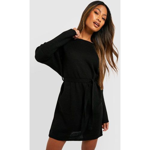 Robe Pull Courte À Ceinture - L - boohoo - Modalova