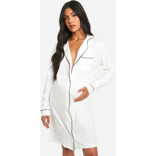 Maternité - Chemise De Nuit En Jersey - 40 - boohoo - Modalova