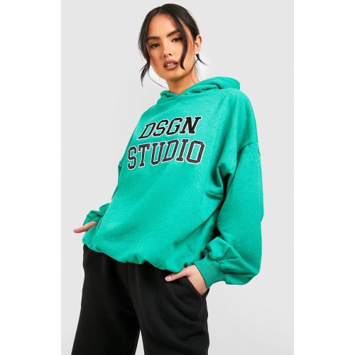 Sweat À Capuche Oversize À Slogan - S - boohoo - Modalova