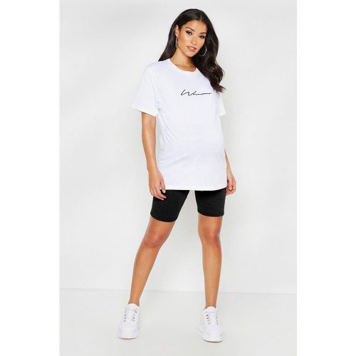 Maternité - Short Cycliste De Grossesse En Jersey - 42 - boohoo - Modalova