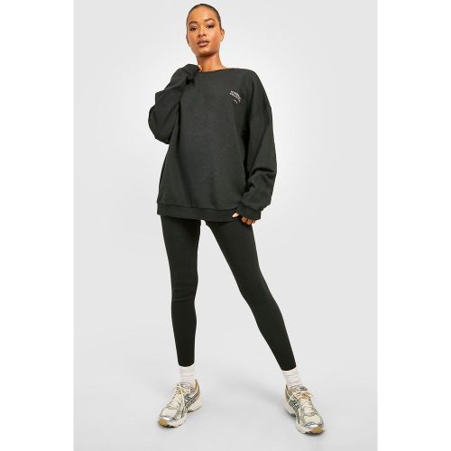 Tall" - Ensemble Avec Sweat Oversize Et Legging Côtelé - S - boohoo - Modalova