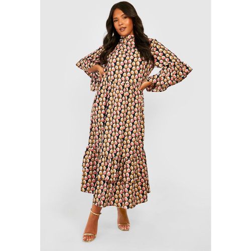 Grande Taille - Robe Chemise Mi-Longue À Volants - 44 - boohoo - Modalova