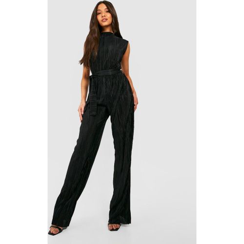 Combinaison Large Plissée À Ceinture - 40 - boohoo - Modalova
