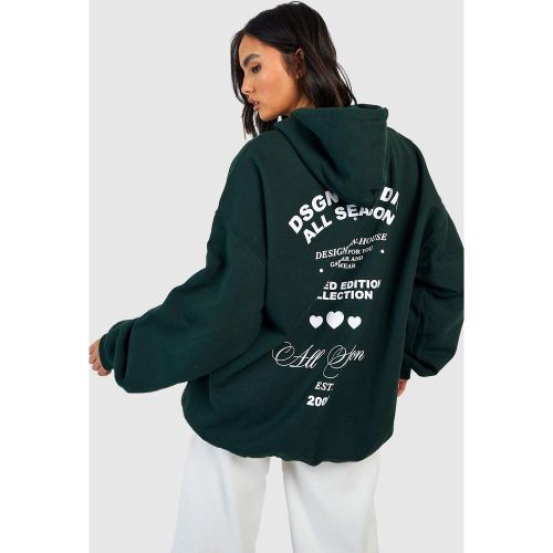 Sweat À Capuche Oversize À Slogan Dsgn Studio - S - boohoo - Modalova