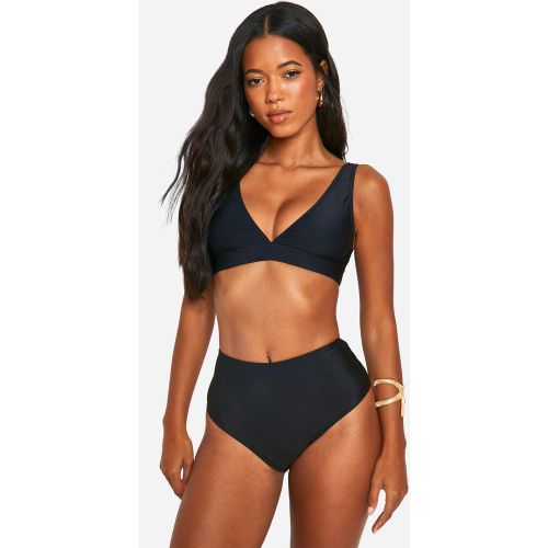 Bas De Maillot Basique Taille Haute - 40 - boohoo - Modalova