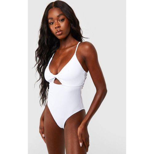 Maillot De Bain Torsadé Sculptant - 34 - boohoo - Modalova