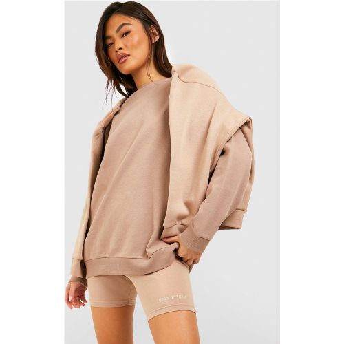 Ensemble Avec Sweat Oversize Et Short Cycliste - S - boohoo - Modalova