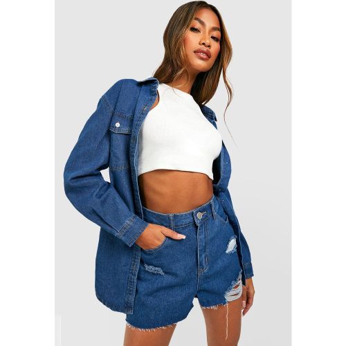 Short En Jean - 44 - boohoo - Modalova