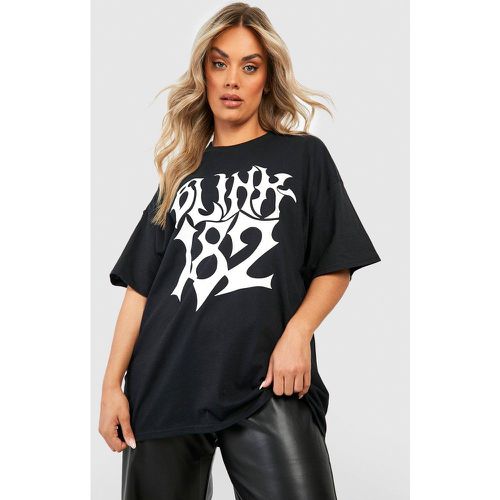 Grande Taille - T-Shirt Oversize À Imprimé Blink 182 - - 24-26 - boohoo - Modalova