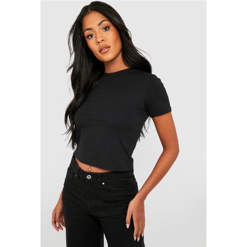 Tall" - T-Shirt Court En Coton À Manches Courtes - 34 - boohoo - Modalova