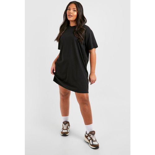 Grande Taille - Robe T-Shirt En Coton À Manches Courtes - 46 - boohoo - Modalova