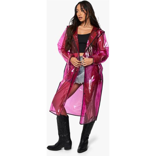 Imperméable De Festival Ample Et Transparent - L/Xl - boohoo - Modalova