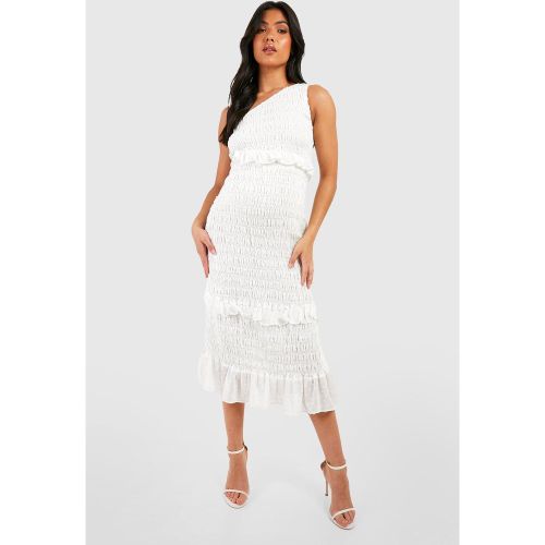 Maternité - Robe De Grossesse Asymétrique En Plumetis - 38 - boohoo - Modalova