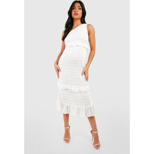 Maternité - Robe De Grossesse Asymétrique En Plumetis - 40 - boohoo - Modalova