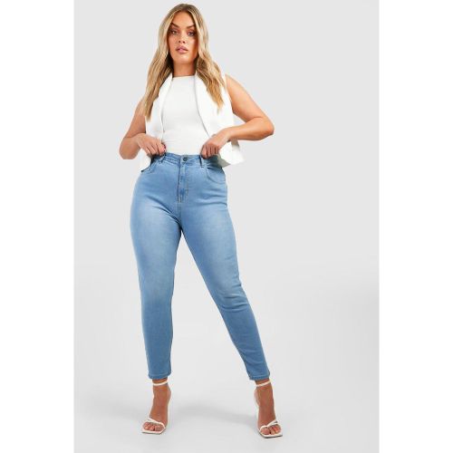 Grande Taille - Jegging Push-Up Taille Haute - 48 - boohoo - Modalova