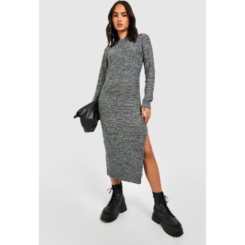 Robe Mi-Longue Côtelée Bicolore - Xs - boohoo - Modalova