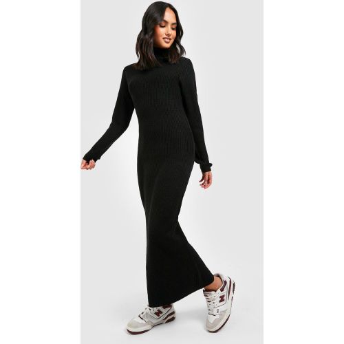Robe Mi-Longue Basique À Col Roulé - S - boohoo - Modalova