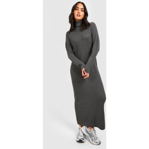 Robe Mi-Longue Basique À Col Roulé - S - boohoo - Modalova