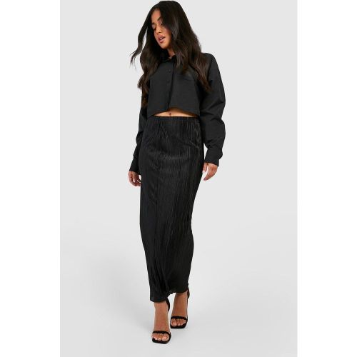Petite" - Jupe Plissée Mi-Longue - 38 - boohoo - Modalova