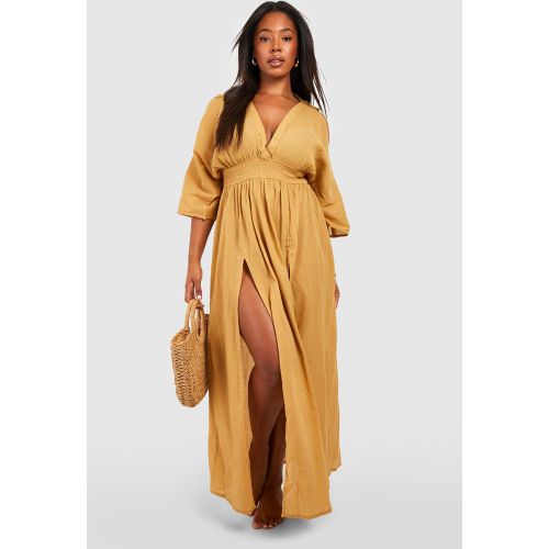 Grande Taille - Robe De Plage Longue - 44 - boohoo - Modalova