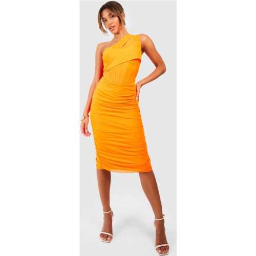 Robe Mi-Longue En Mesh Premium - 36 - boohoo - Modalova