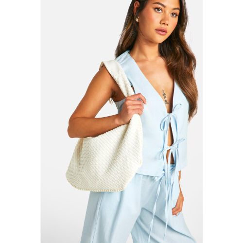Tote Bag Ample Tissé - One Size - boohoo - Modalova